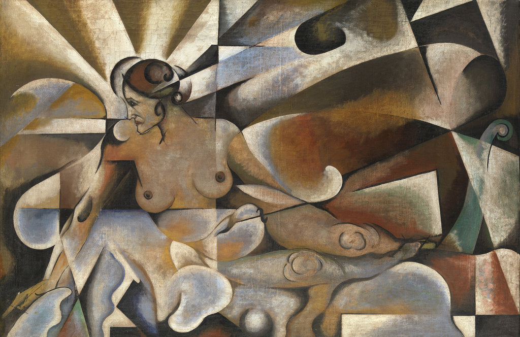 Detail of Femme Cubiste, c. 1920 by Anonymous