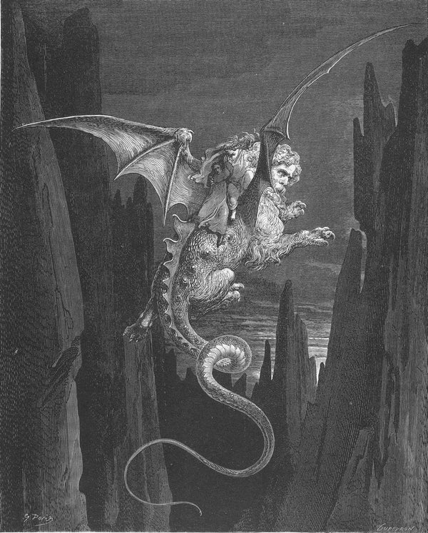 The Hell. Illustration to the Divine Comedy by Dante Alighieri, 1861 ...