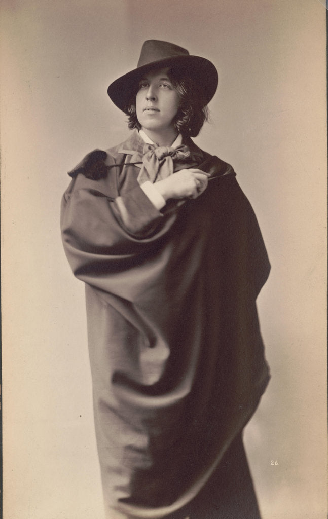 Detail of Portrait of Oscar Wilde, 1882 by Anonymous