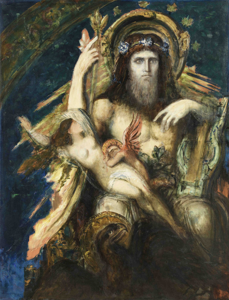 Detail of Jupiter and Semele, 1890s by Anonymous