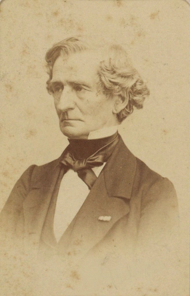 Detail of Portrait of the composer Hector Berlioz by Anonymous