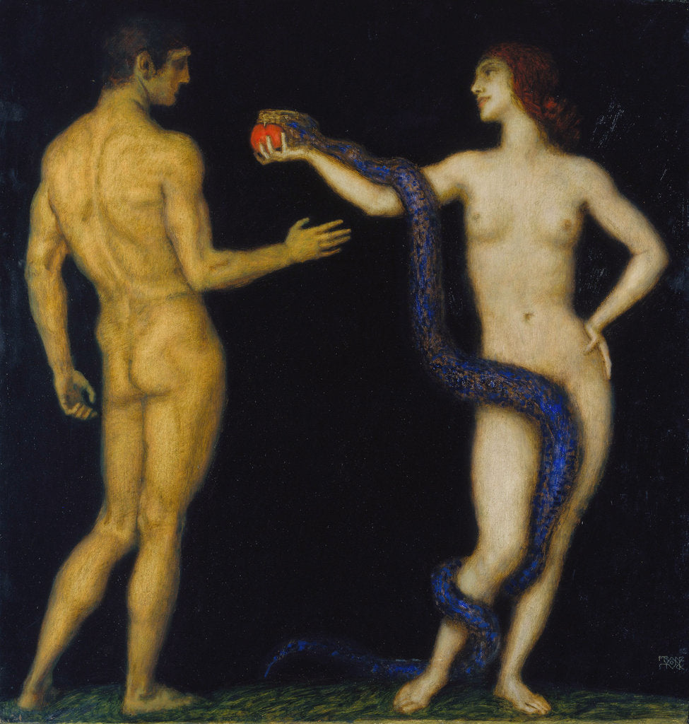 Detail of Adam and Eve, 1920-1925 by Anonymous