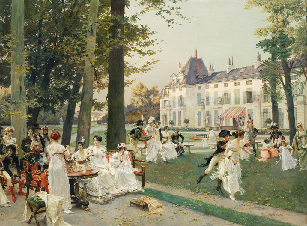 Detail of Festive Reception at Château de Malmaison, 1802, ca 1894 by Anonymous