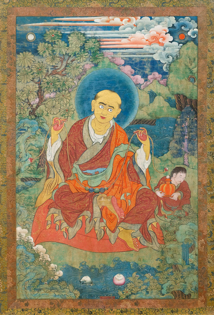 Detail of The Arhat Kanakavatsa, 18th century by Anonymous