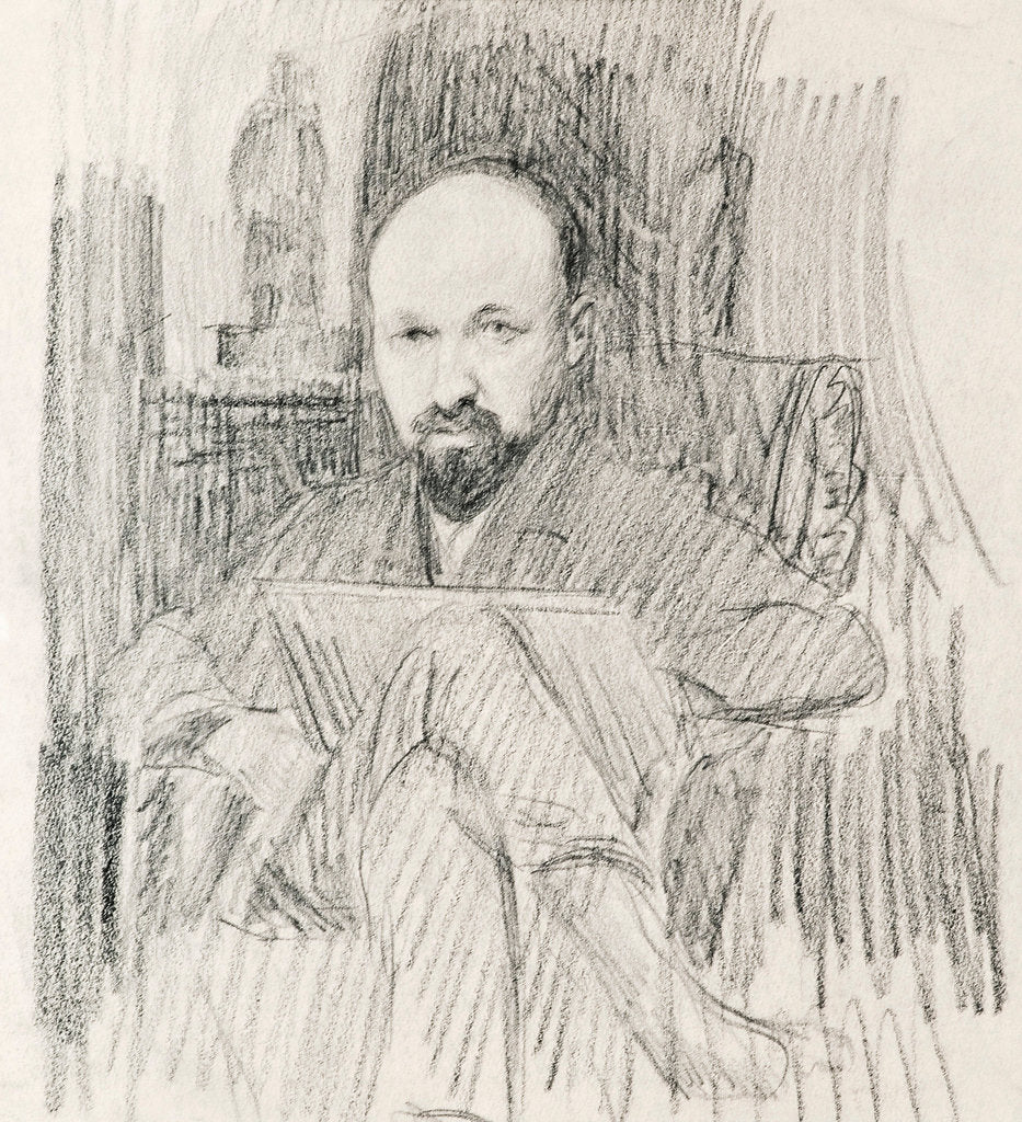 Detail of Self-Portrait by Anonymous