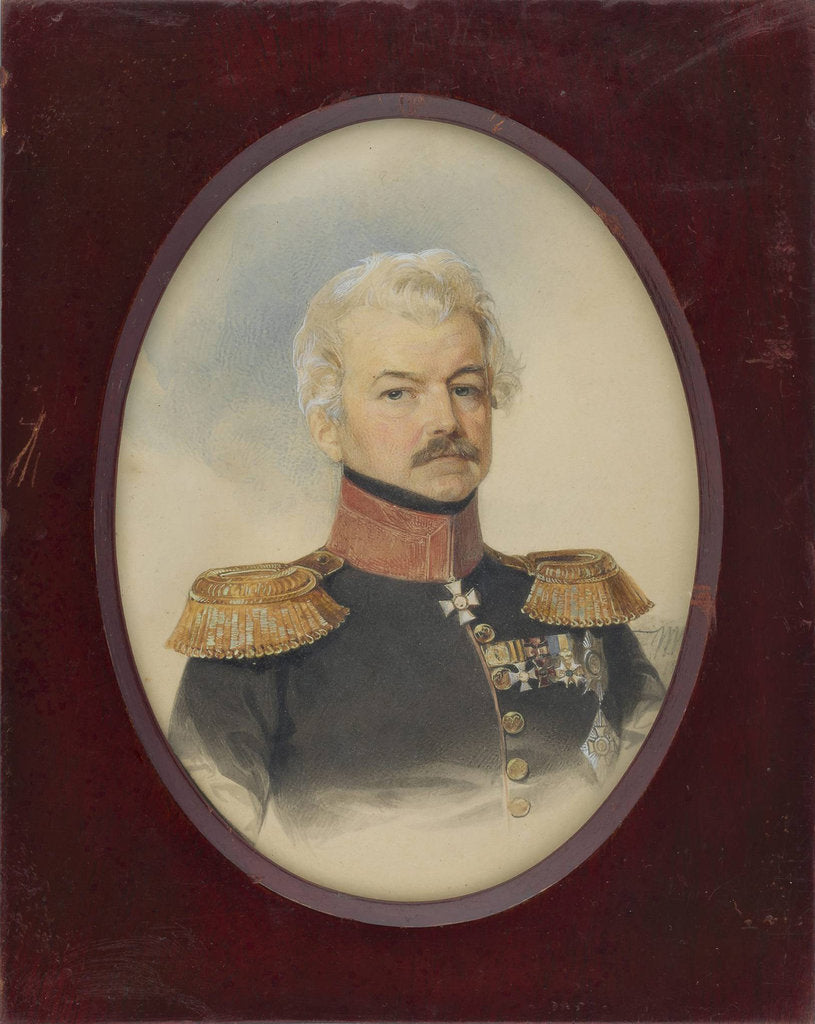 Detail of Portrait of General Count Fyodor Nesselrode, 1840 by Anonymous