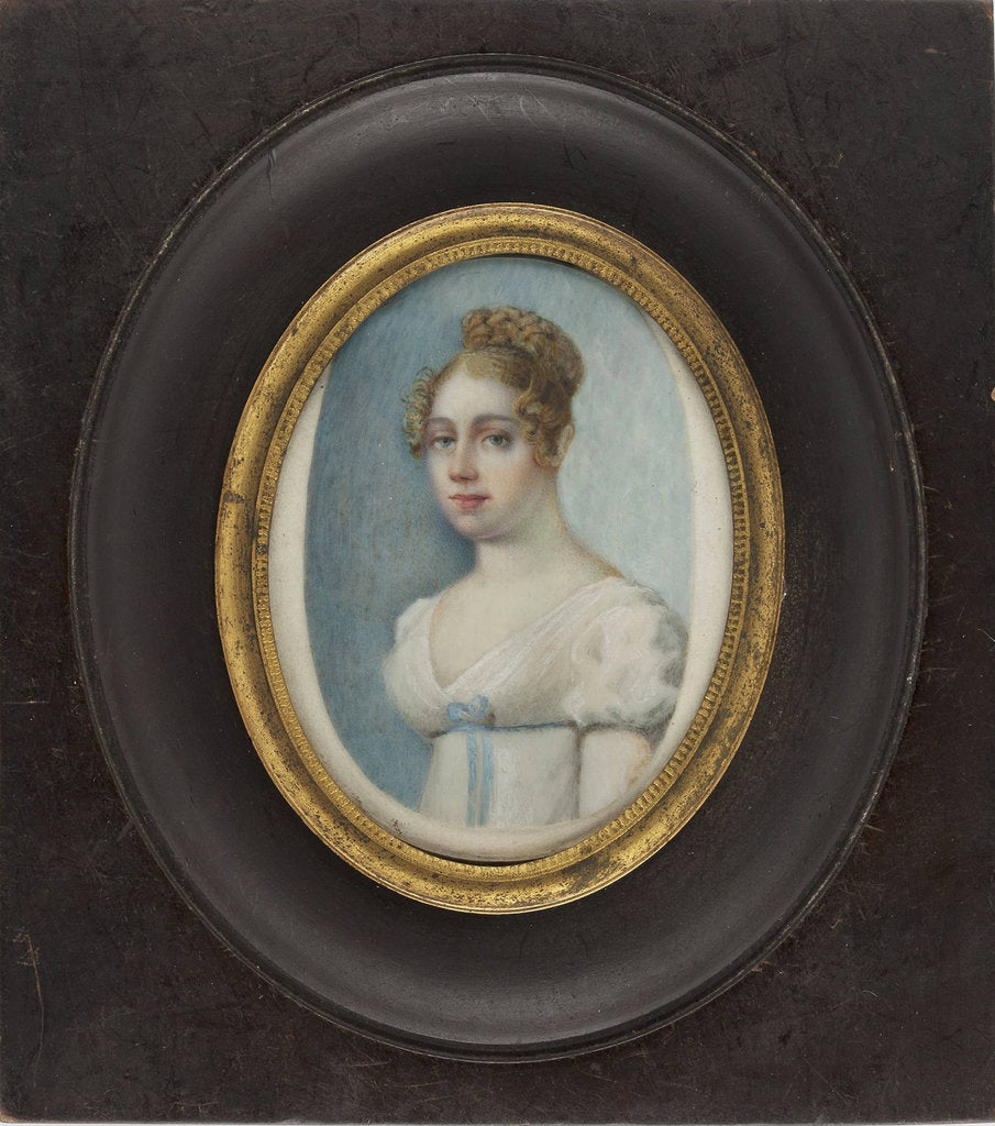 Detail of Portrait of Joanna Grudzinska, 1820 by Anonymous
