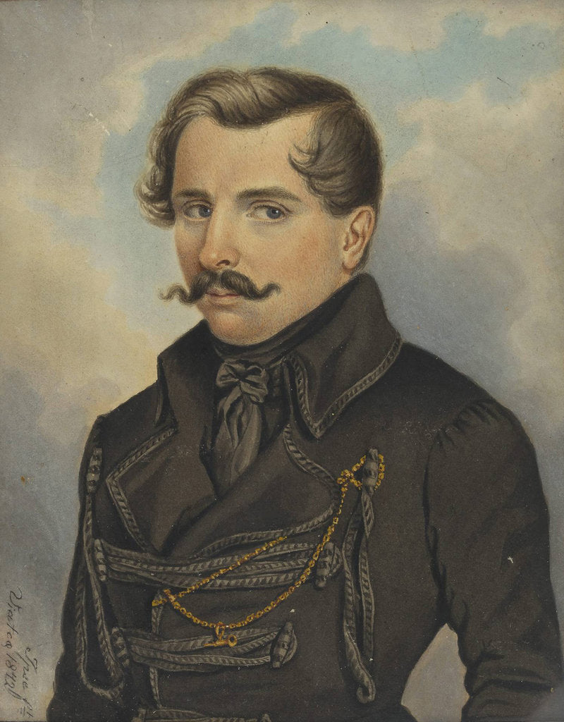 Detail of Self-Portrait in insurgent dress, 1842 by Anonymous