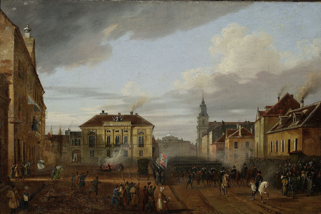 Detail of Arrival of the Polish regiments to Warsaw, 1831 by Anonymous