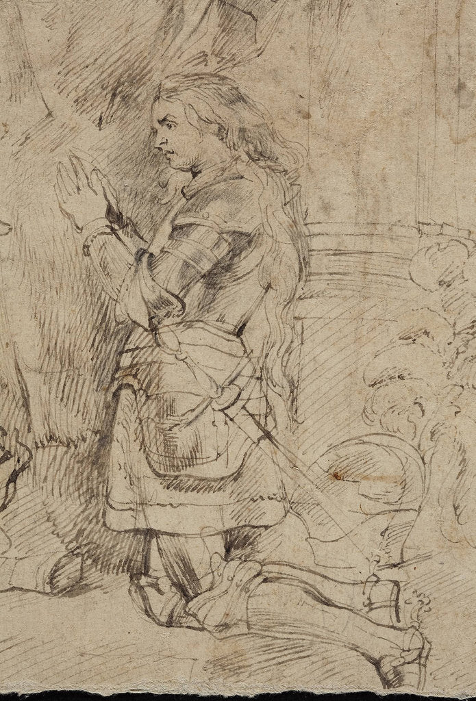 Detail of Joan of Arc, c. 1622 by Anonymous