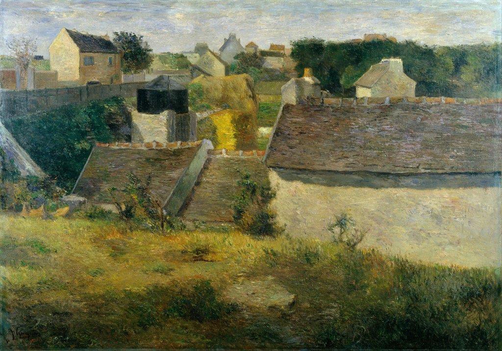 Detail of Houses at Vaugirard (Les Maisons de Vaugiraud), 1880 by Anonymous