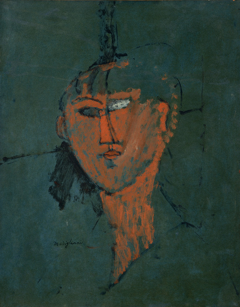 Detail of The Red Head, 1915 by Anonymous