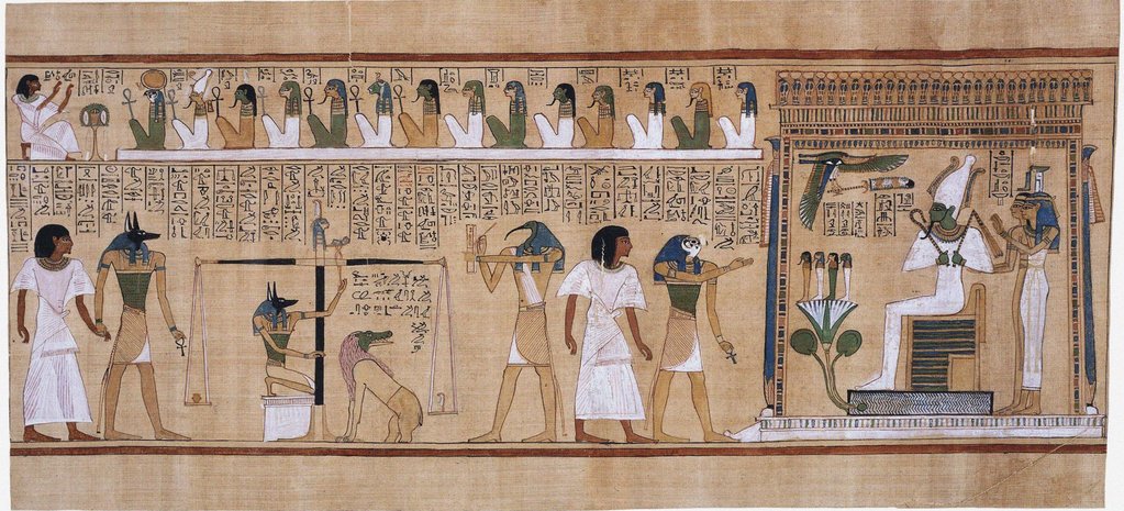 Detail of The Book of the Dead of Hunefer, ca 1450 BC by Anonymous