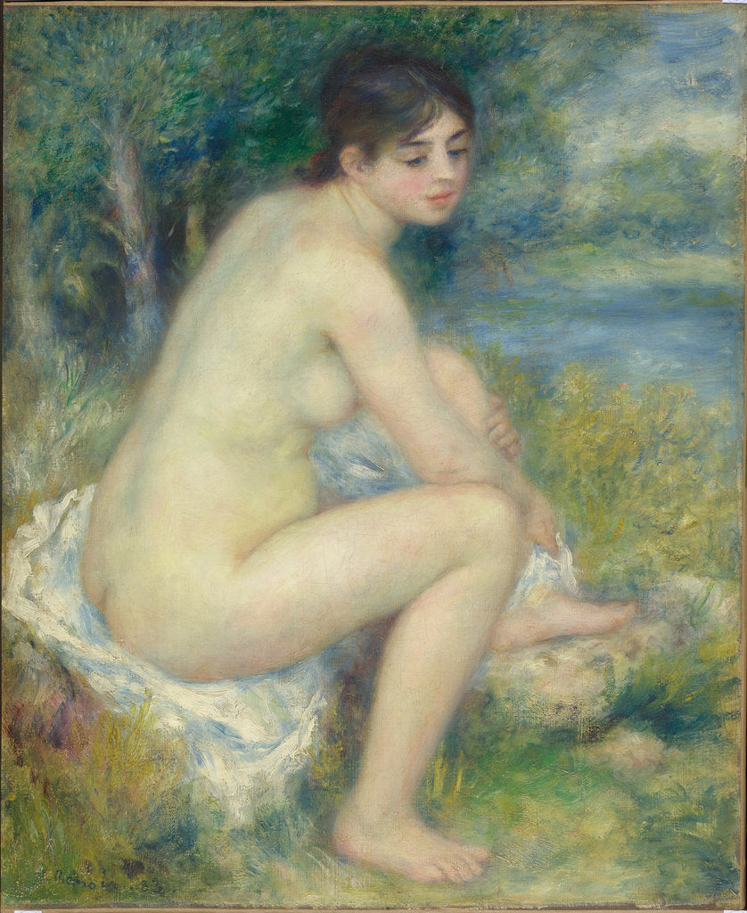 Detail of Nude in a Landscape, 1883 by Anonymous
