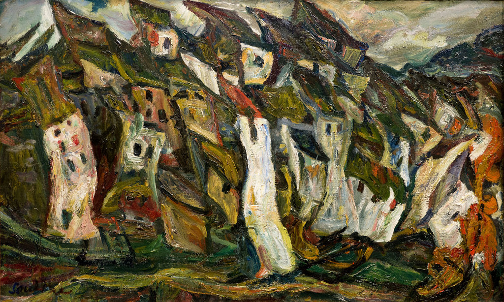 Detail of Houses, 1920-1921 by Anonymous