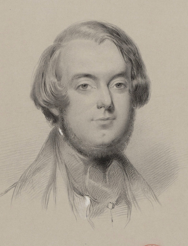 Detail of Portrait of the composer Michael William Balfe, 1840 by Anonymous