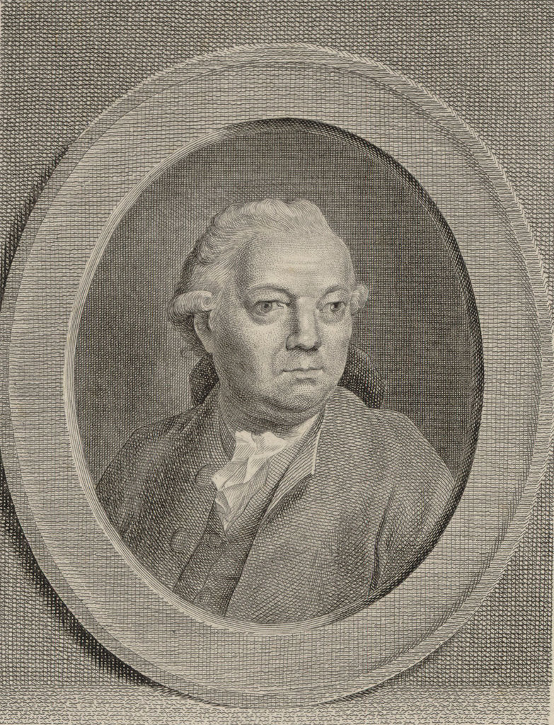 Detail of Portrait of the composer Georg Benda, Late 18th cent by Anonymous
