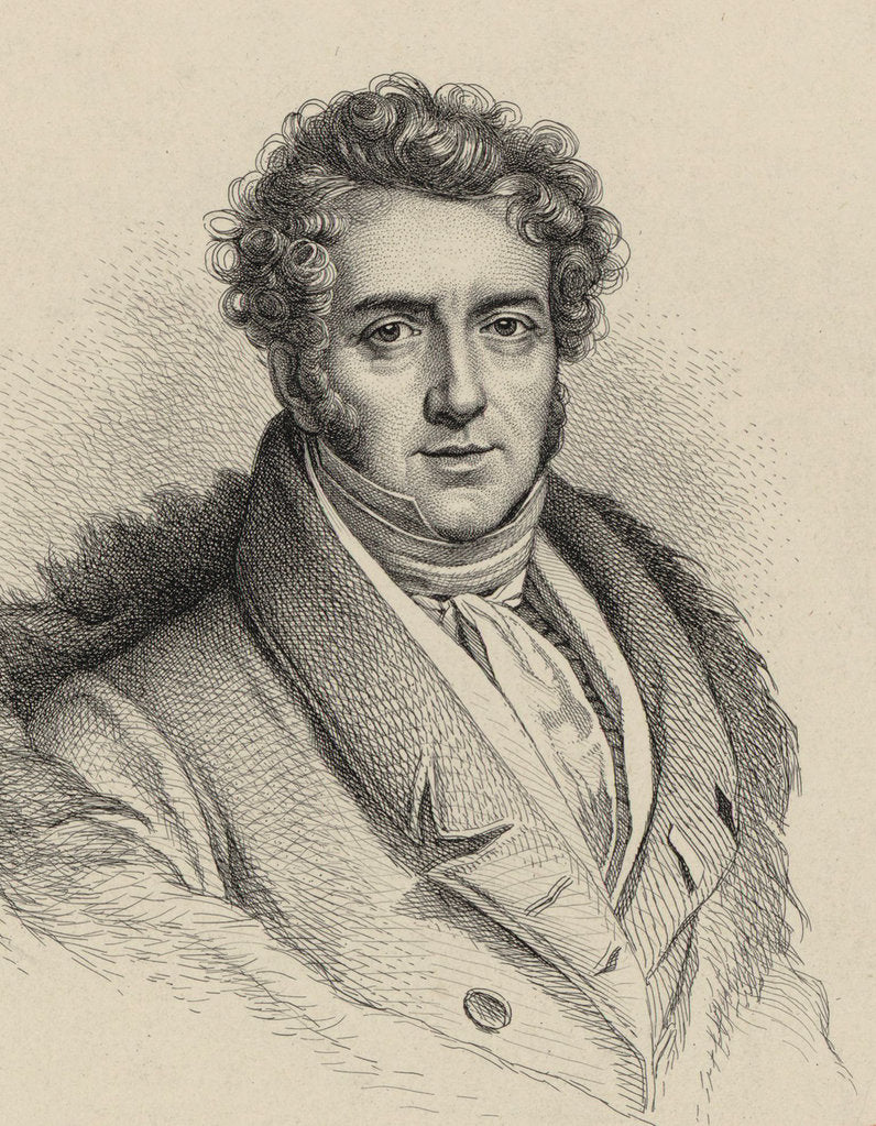 Detail of Portrait of the composer François-Adrien Boïeldieu by Anonymous