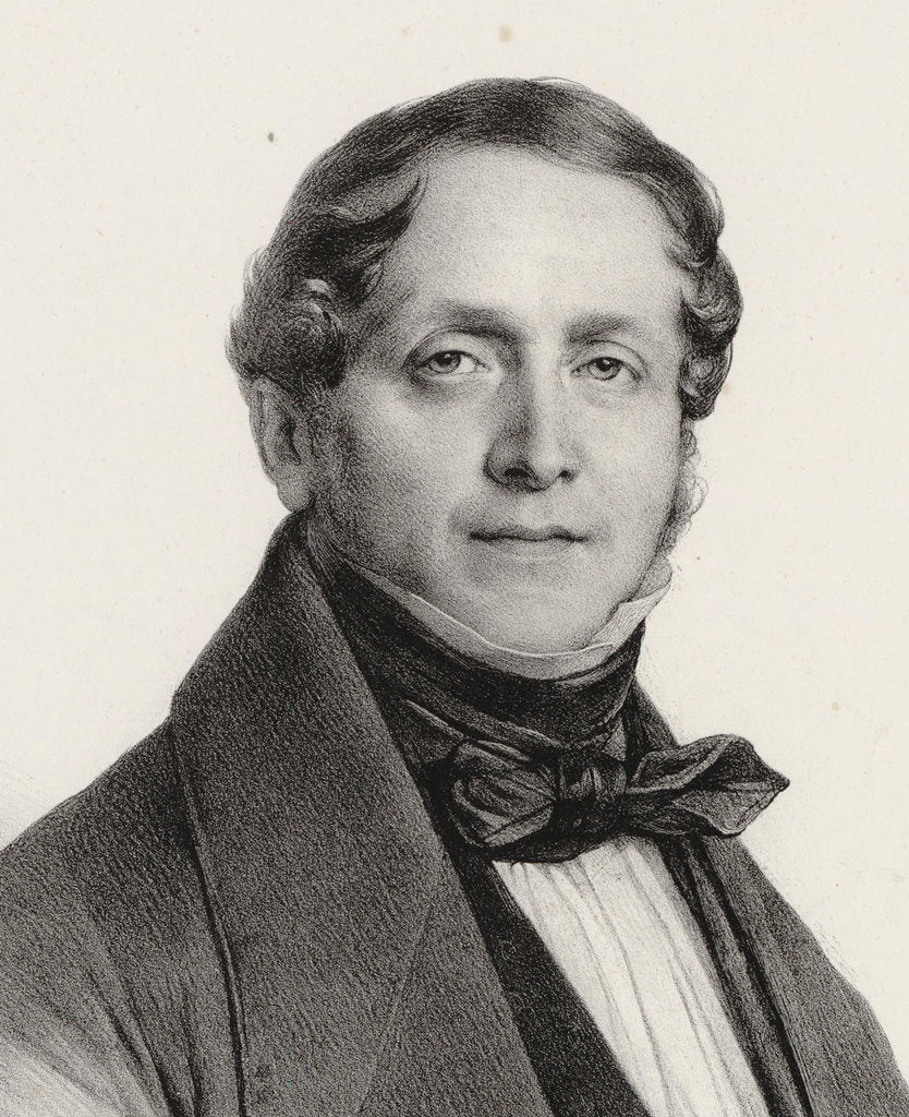 Detail of Portrait of the composer Giulio Marco Bordogni, 1838 by Anonymous