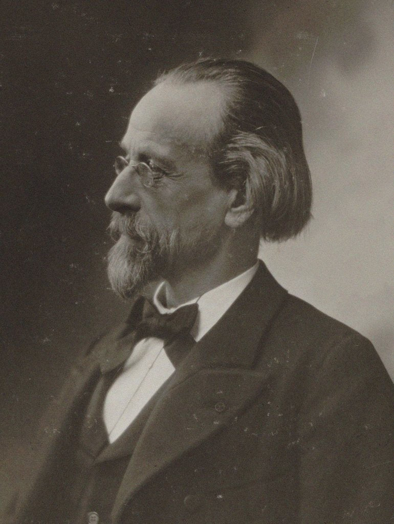 Detail of Portrait of the composer Louis Albert Bourgault-Ducoudray by Anonymous