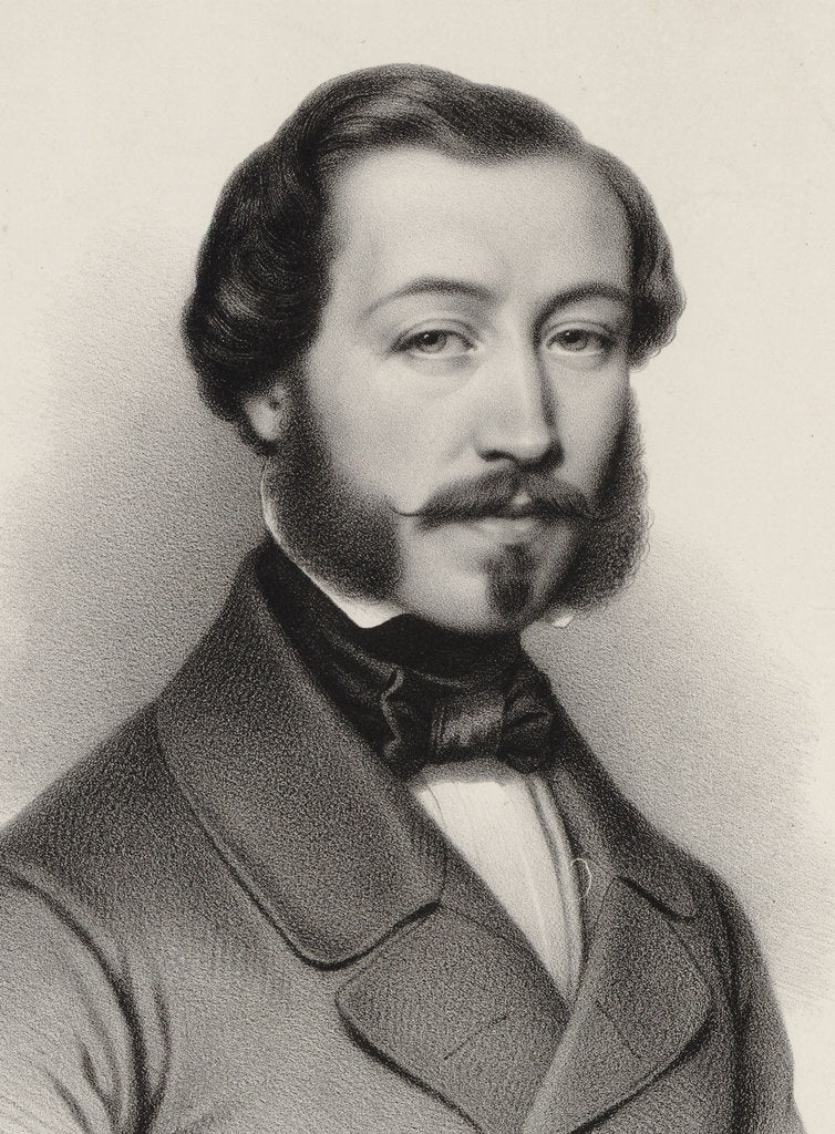 Detail of Portrait of the composer Frédéric Brisson, 1860 by Anonymous