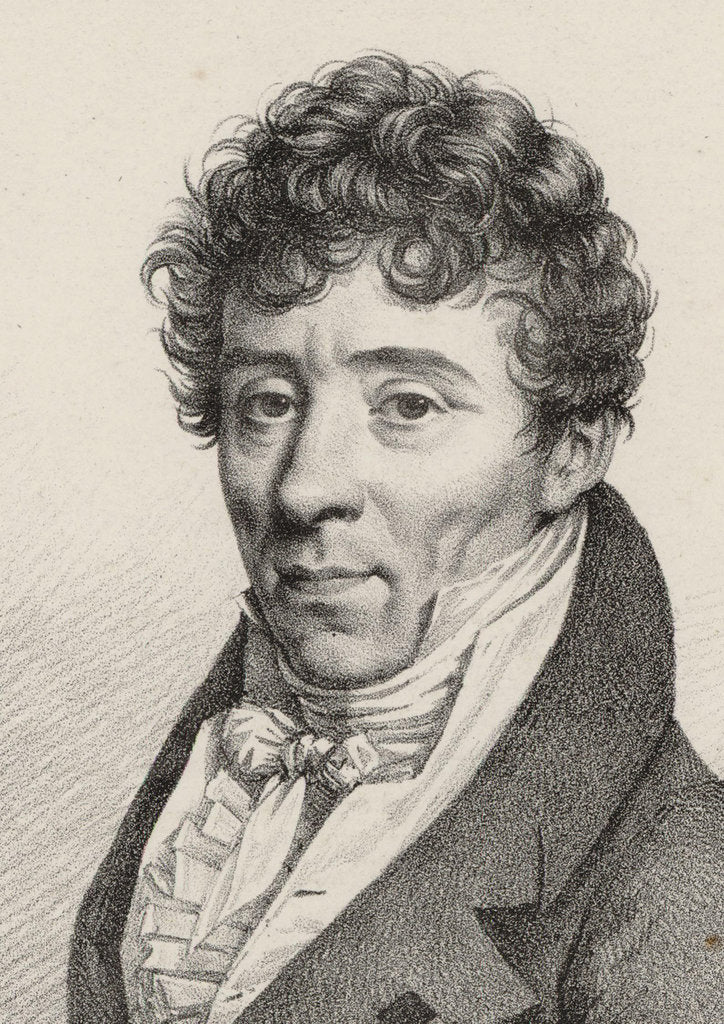 Detail of Portrait of the composer Luigi Cherubini, 1820 by Anonymous