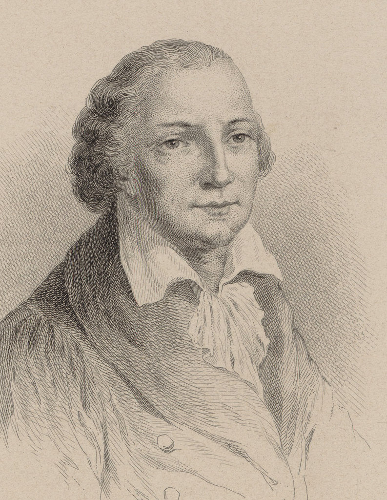 Detail of Portrait of the composer Domenico Cimarosa by Anonymous