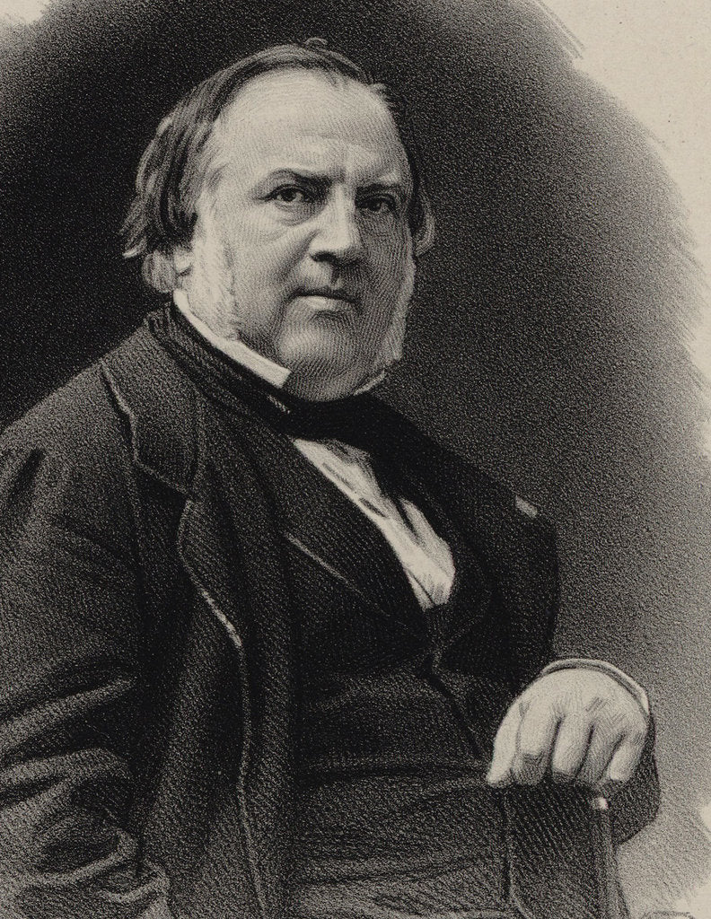 Detail of Portrait of the composer Antoine-Louis Clapisson, 1862 by Anonymous