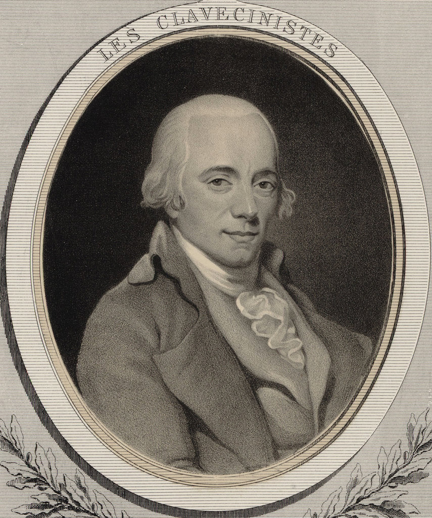 Detail of Portrait of the composer Muzio Clementi, Second Half of the 18th cen by Anonymous