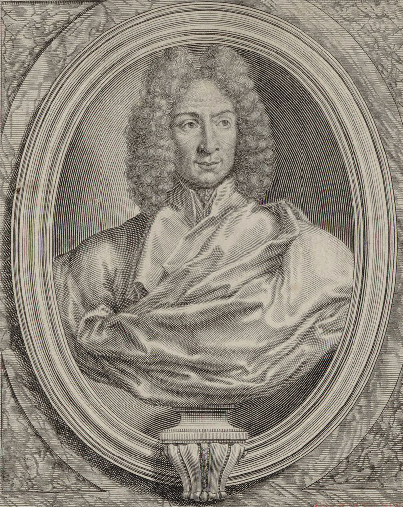 Detail of Portrait of the composer Arcangelo Corelli, 1710s by Anonymous