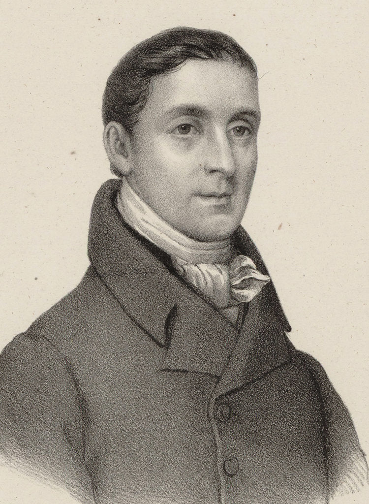 Detail of Portrait of the composer Johann Baptist Cramer, 1835 by Anonymous