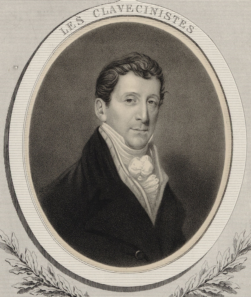 Detail of Portrait of the composer Johann Baptist Cramer by Anonymous
