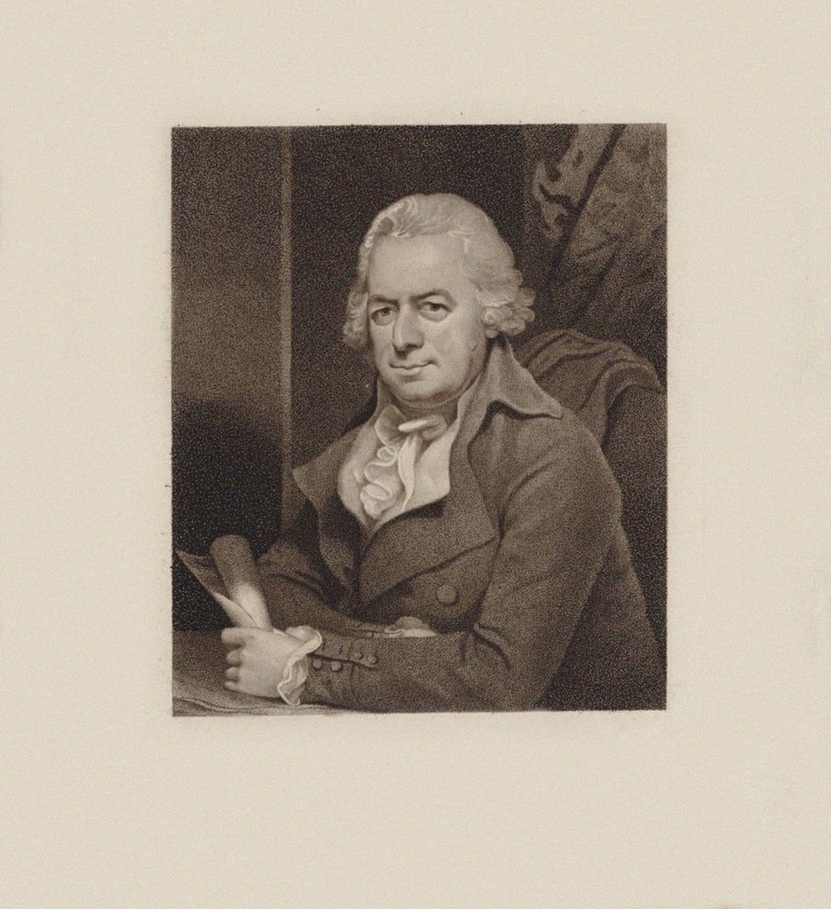 Detail of Portrait of the composer Wilhelm Cramer, 1794 by Anonymous
