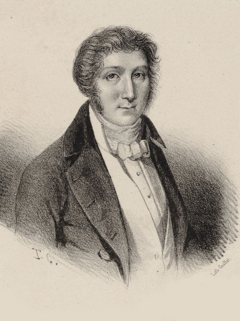 Detail of Portrait of the composer Nicolas Dalayrac, Early 19th cen by Anonymous