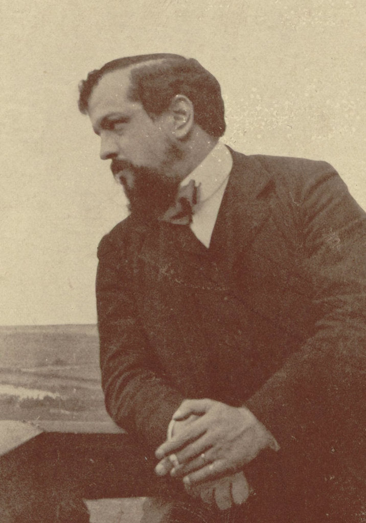 Detail of Portrait of the composer Claude Debussy, c. 1911 by Anonymous