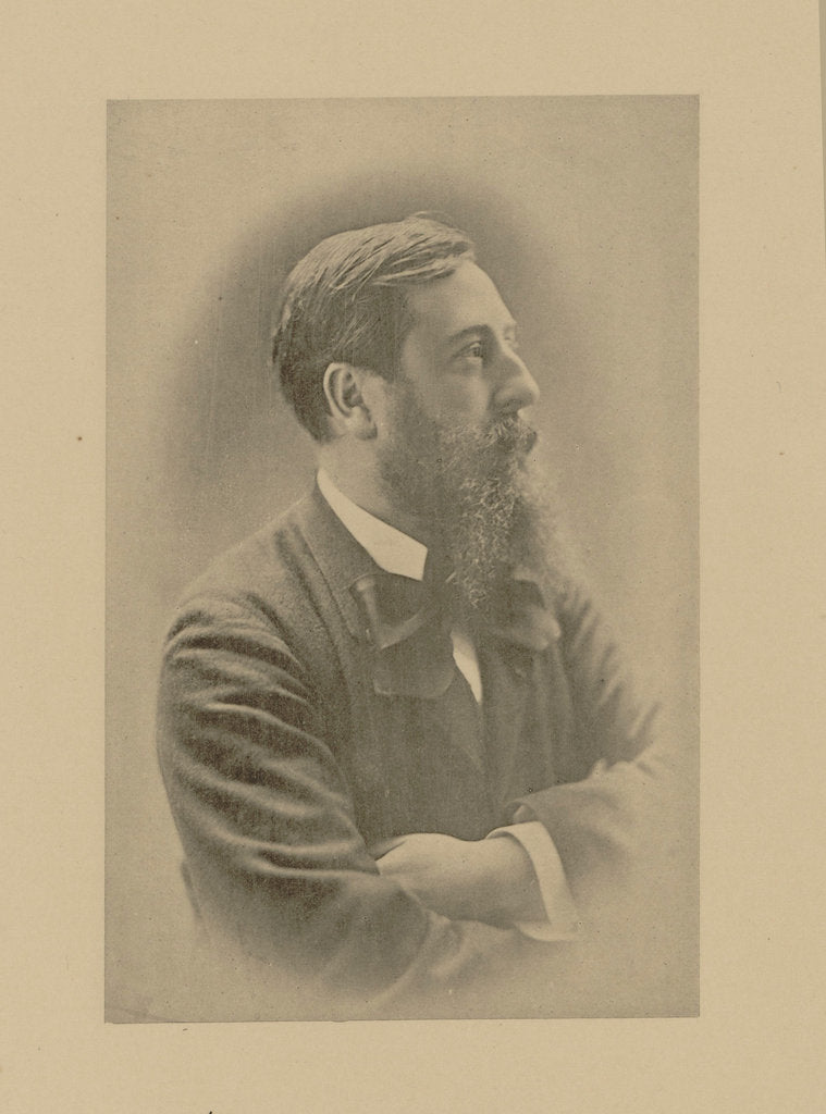Detail of Portrait of the composer Léo Delibes, 1888 by Anonymous
