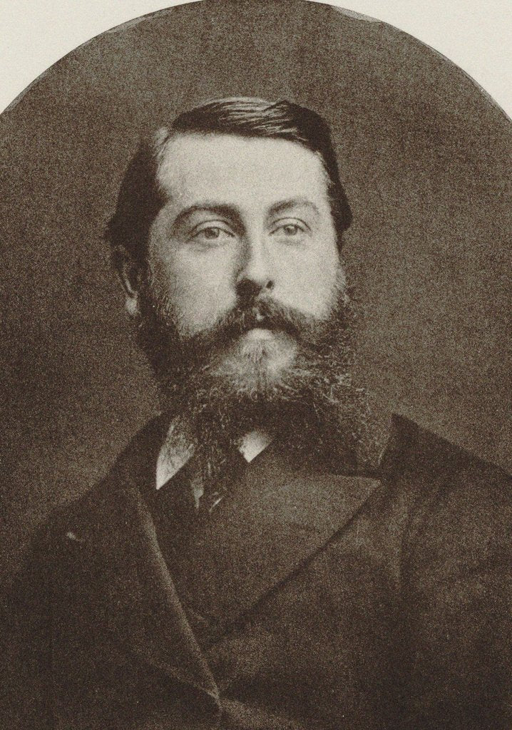 Detail of Portrait of the composer Léo Delibes, 1875 by Anonymous