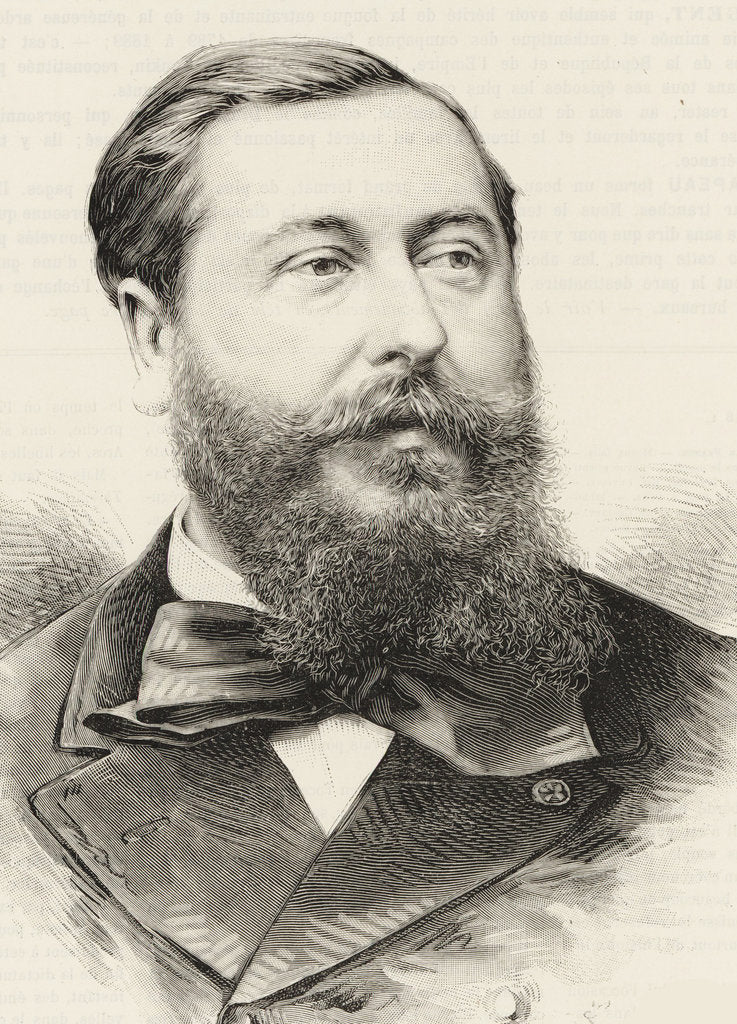 Detail of Portrait of the composer Léo Delibes, 1891 by Anonymous