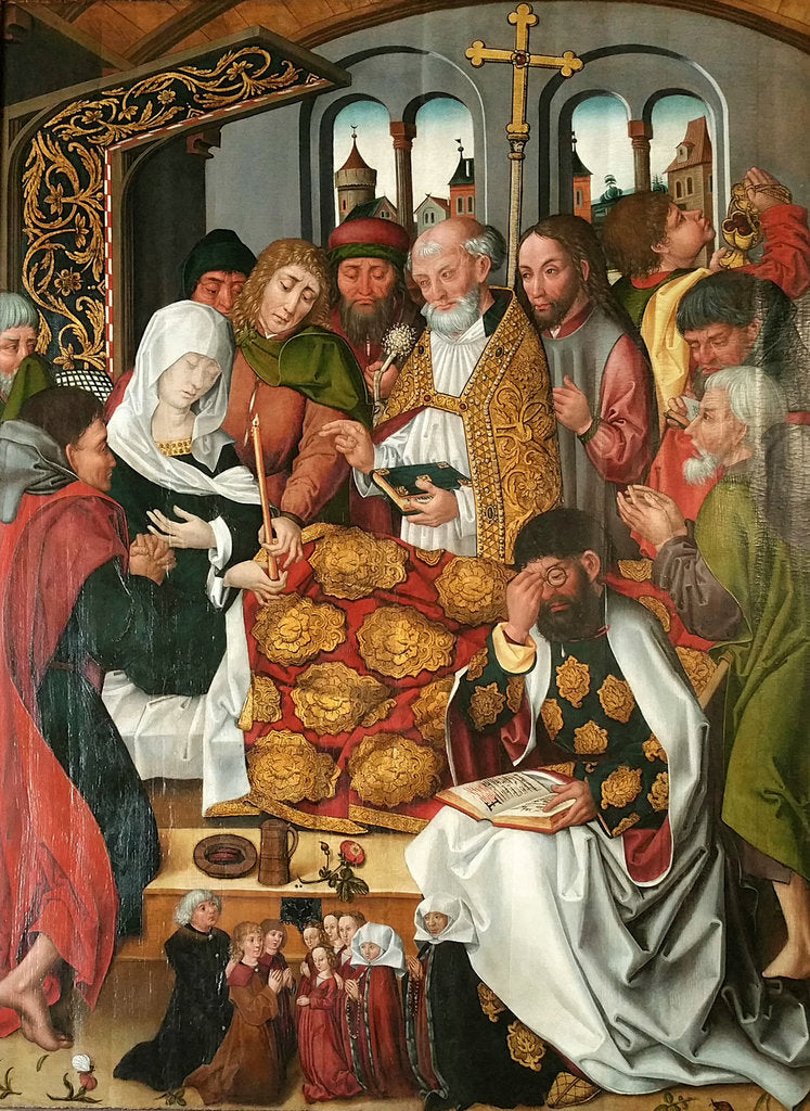 Detail of The Death of the Virgin, ca 1490-1510 by Anonymous