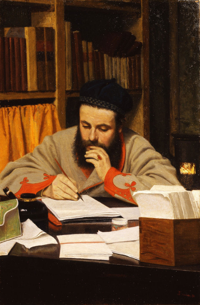 Detail of Portrait of Diego Martelli, 1870 by Anonymous