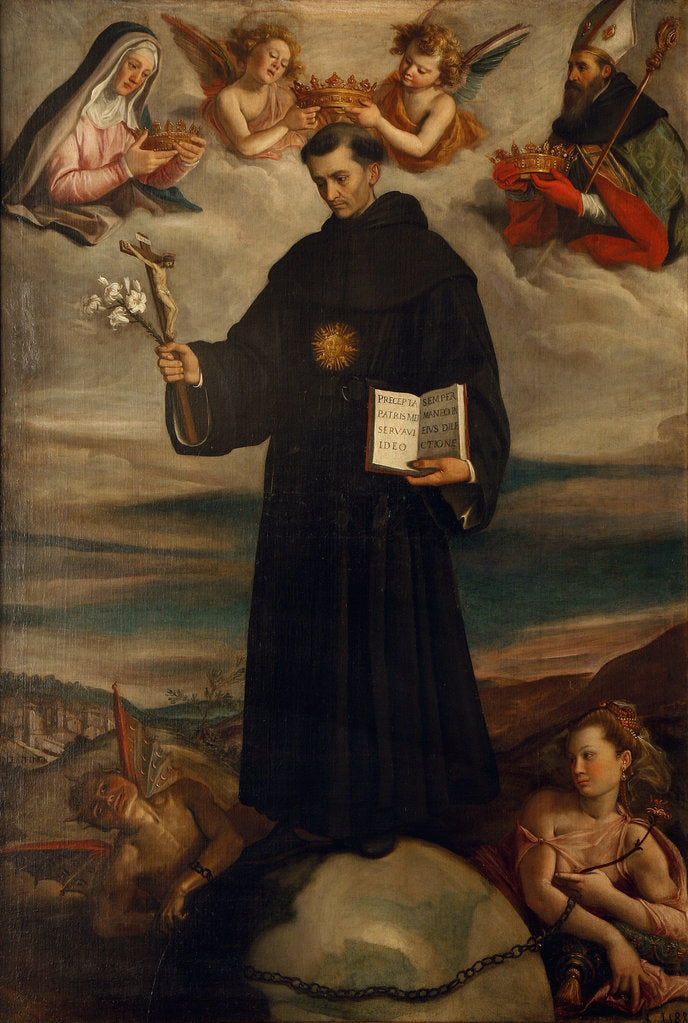 Detail of Saint Nicholas of Tolentino, 1588 by Anonymous