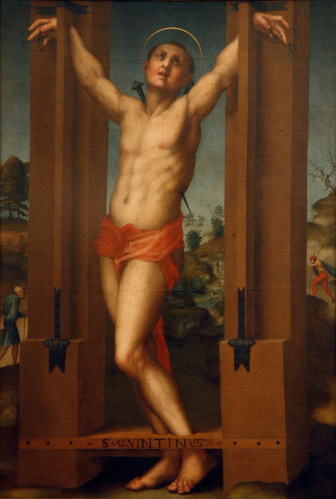 Detail of Saint Quentin, 1517 by Anonymous