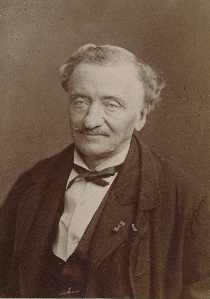 Detail of Portrait of the composer Antoine Elwart, c. 1870 by Anonymous