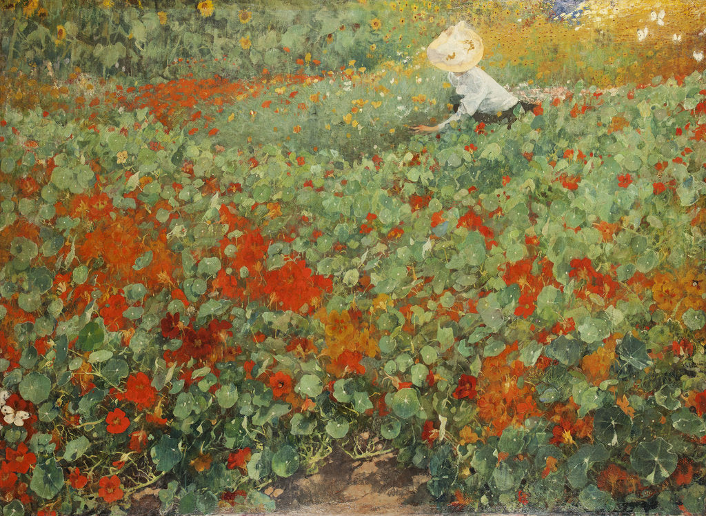 Detail of The garden, 1893 by Anonymous
