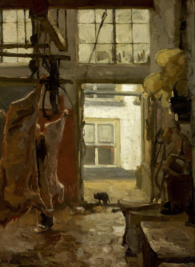 Detail of Slaughterhouse, 1889 by Anonymous