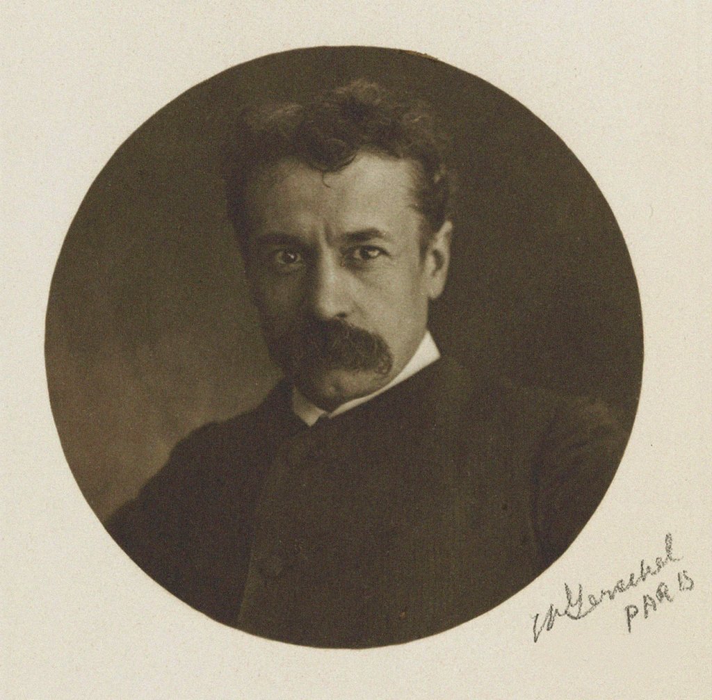 Detail of Portrait of René Lalique, 1906 by Anonymous