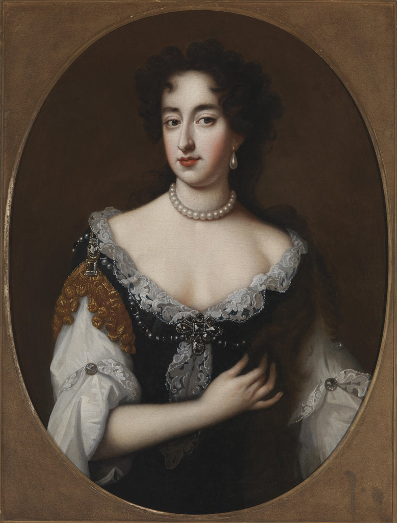 Detail of Portrait of Mary II of England, 1680s by Anonymous
