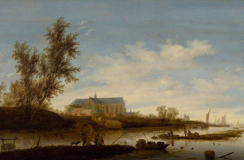 Detail of View of the Grote of Sint-Laurenskerk in Alkmaar, 1644 by Anonymous