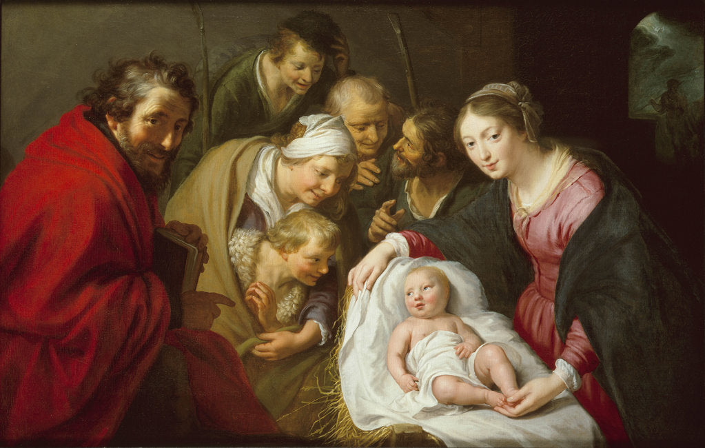 Detail of The Adoration of the Shepherds, 1630 by Anonymous