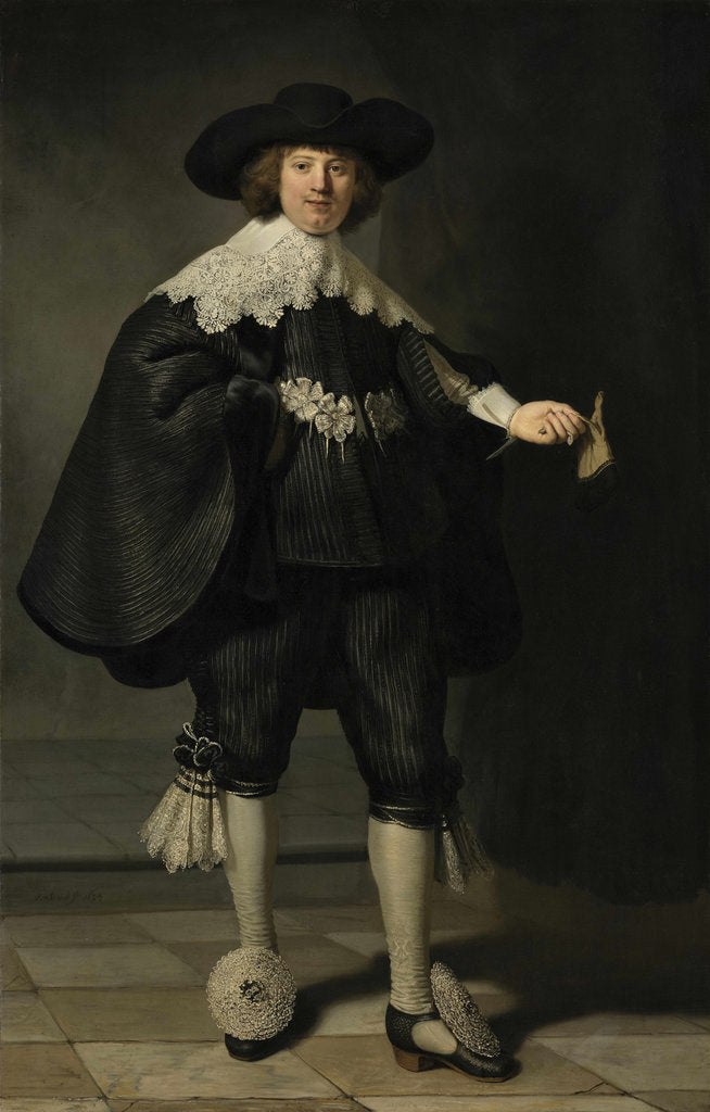 Detail of Portrait of Marten Soolmans, 1634 by Anonymous